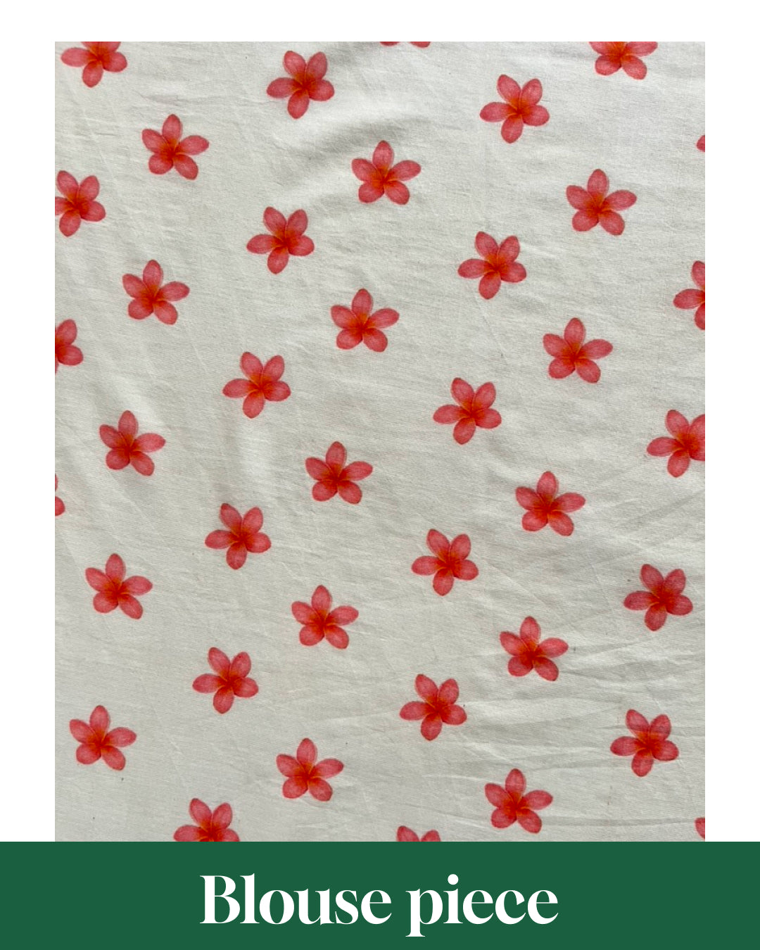 Blush Petals - Printed Kerala Handloom Saree