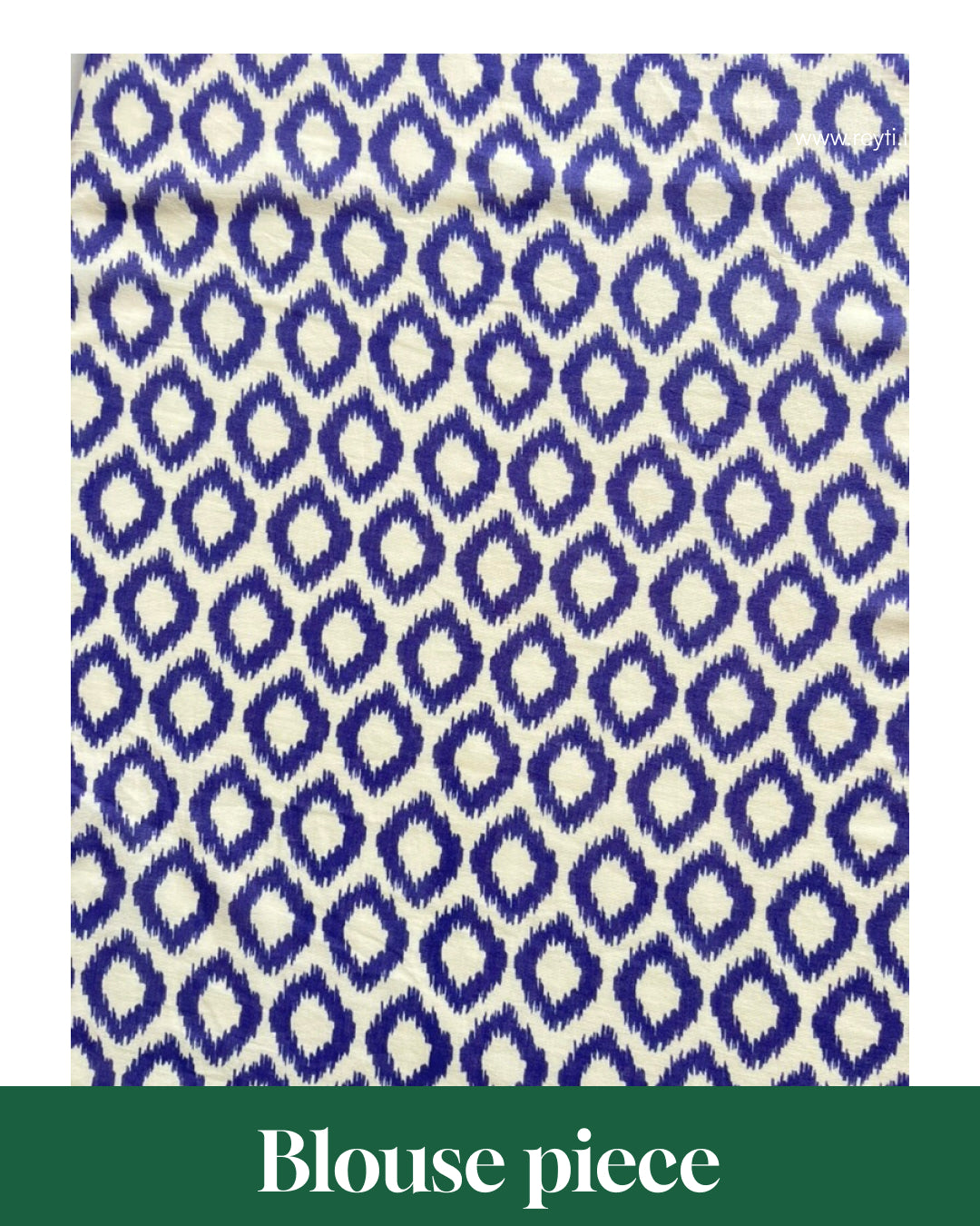 Blue Perch - Printed Kerala Handloom Saree