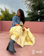 Whispers of Lotus - Tissue Kasavu saree