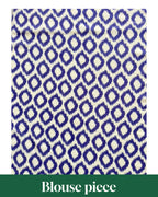 Blue Perch - Printed Kerala Handloom Saree